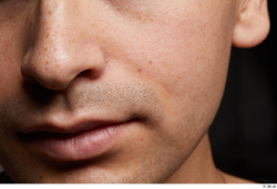 Face Mouth Nose Cheek Skin Man Slim Studio photo references